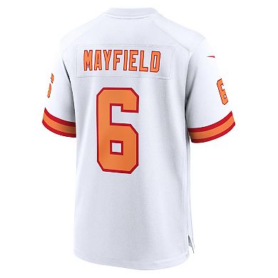 Men's Nike Baker Mayfield White '76 Tampa Bay Buccaneers Player Game Jersey