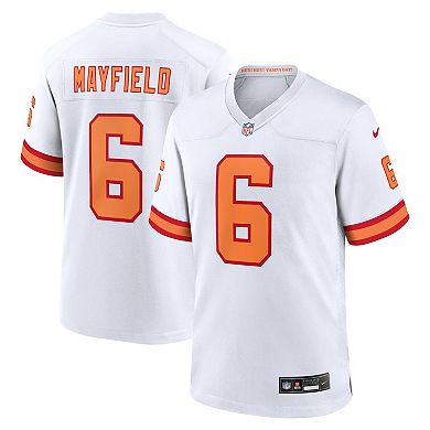 Men's Nike Baker Mayfield White '76 Tampa Bay Buccaneers Player Game Jersey