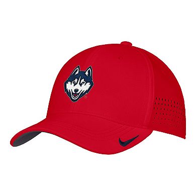 Men's Nike Red UConn Huskies 2025 On-Field Performance Flex Hat