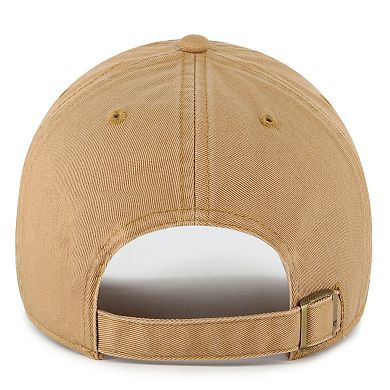 Men's '47 Tan Virginia Tech Hokies Vault Clean Up Adjustable Hat