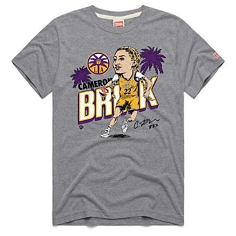 Unisex Homage Cameron Brink Gray Los Angeles Sparks Signature Tri-Blend T-Shirt