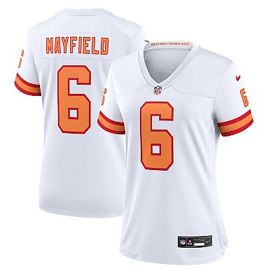Women's Nike Baker Mayfield White '76 Tampa Bay Buccaneers Game Jersey
