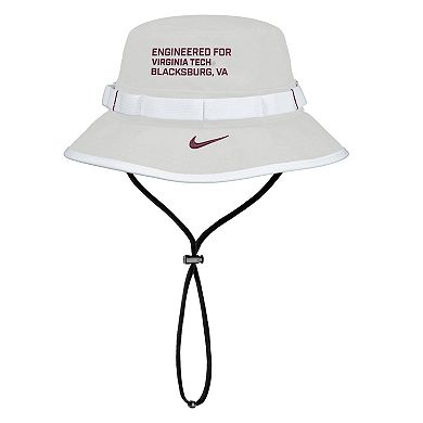 Men's Nike Gray Virginia Tech Hokies 2025 On-Field Boonie Performance Bucket Hat