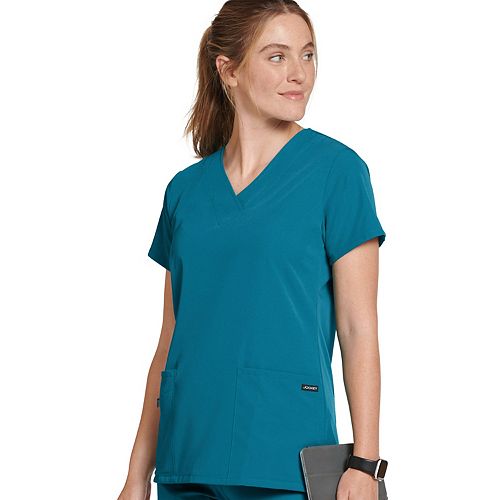 Jockey Scrubs ZipperPocket Top Women's Plus