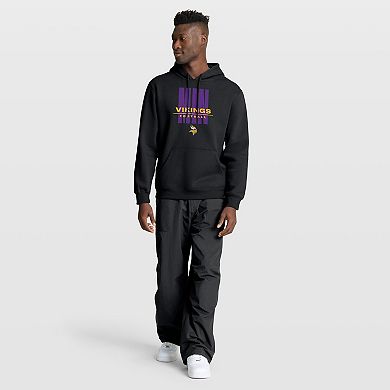 Men's Fanatics Black Minnesota Vikings Right Tackle Legacy Pullover Hoodie