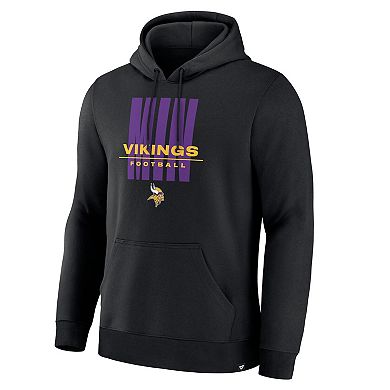 Men's Fanatics Black Minnesota Vikings Right Tackle Legacy Pullover Hoodie