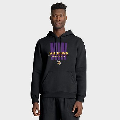 Men's Fanatics Black Minnesota Vikings Right Tackle Legacy Pullover Hoodie