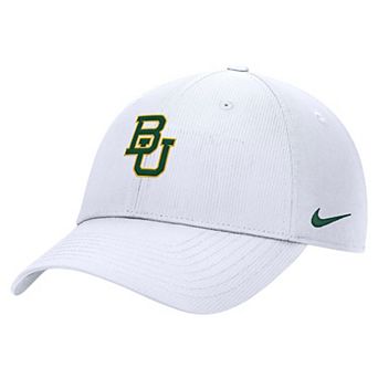 Men's Nike White Baylor Bears 2025 On-Field Club Performance Adjustable Hat