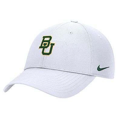 Men's Nike White Baylor Bears 2025 On-Field Club Performance Adjustable Hat