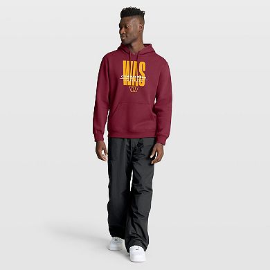 Men's Fanatics Burgundy Washington Commanders Right Tackle Legacy Pullover Hoodie