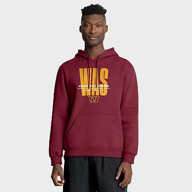 Men's Fanatics Burgundy Washington Commanders Right Tackle Legacy Pullover Hoodie