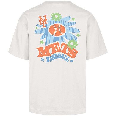 Men's '47 Cream New York Mets Flora Foundation T-Shirt