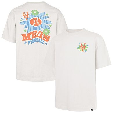 Men's '47 Cream New York Mets Flora Foundation T-Shirt
