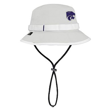Men's Nike Gray Kansas State Wildcats 2025 On-Field Boonie Performance Bucket Hat