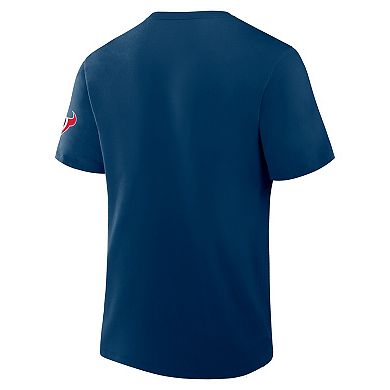 Men's Fanatics Navy Houston Texans Elevated Classic Legacy T-Shirt