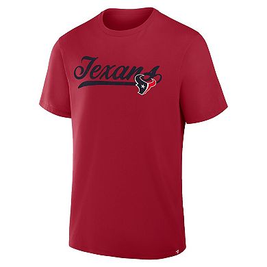 Men's Fanatics Red Houston Texans Fluid Motion Legacy T-Shirt