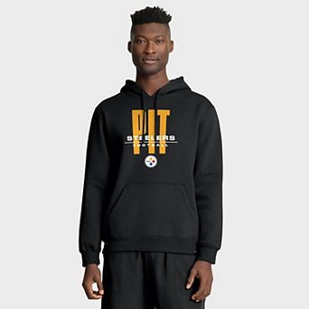 Men's Fanatics Black Pittsburgh Steelers Right Tackle Legacy Pullover Hoodie