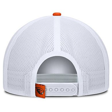 Men's Fanatics Gray/Orange Oregon State Beavers Course Foam-Front Adjustable Trucker Hat