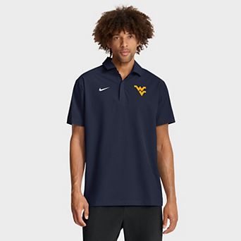 Men's Nike Navy West Virginia Mountaineers 2025 Coaches Sideline Polo