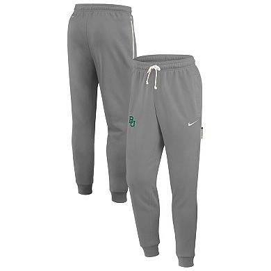 Men's Nike Heather Gray Baylor Bears 2025 Sideline Performance Taper Pants