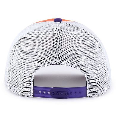 Youth '47 Orange/Purple Clemson Tigers Super Stripe Hitch Adjustable Trucker Hat