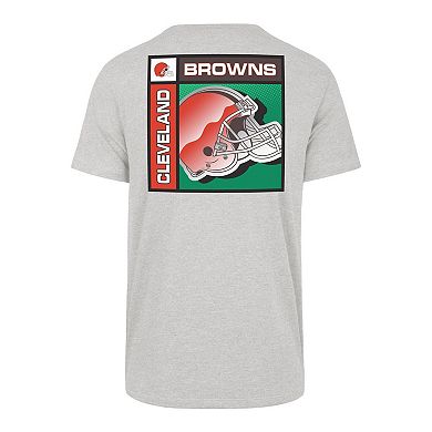 Men's '47 Gray Cleveland Browns Chrome Plate Franklin T-Shirt