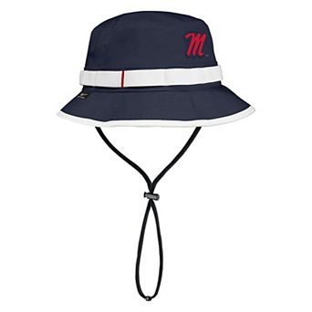Men's Nike Navy Ole Miss Rebels 2025 On-Field Boonie Performance Bucket Hat