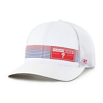 Men's '47 White Philadelphia Phillies Rangefinder brrr Trucker Adjustable Hat