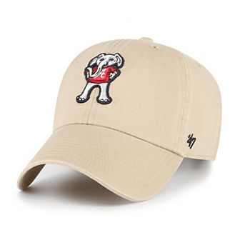 Youth '47 Khaki Alabama Crimson Tide Clean Up Adjustable Hat