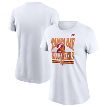 Women's Nike White Tampa Bay Buccaneers 50th Season T-Shirt
