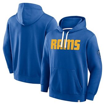 Men's Fanatics Royal Los Angeles Rams New Horizons Heritage Pullover Hoodie