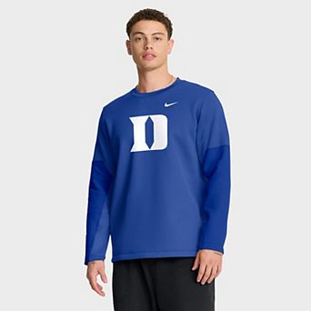 Men's Nike Royal Duke Blue Devils 2025 Sideline Coach Performance Long Sleeve T-Shirt