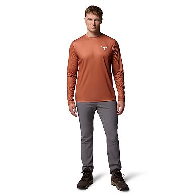 Men's Columbia Texas Orange Texas Longhorns PHG Terminal Shot 3-Hit Long Sleeve T-Shirt