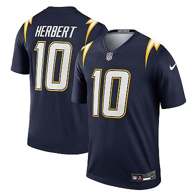 Men's Nike Justin Herbert Navy Los Angeles Chargers Alternate Super Chargers Legend Player Performance Top