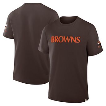 Men's Fanatics Brown Cleveland Browns Elevated Classic Legacy T-Shirt