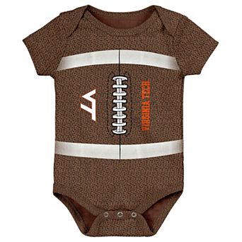 Newborn Outerstuff Brown Virginia Tech Hokies Football Body Suit
