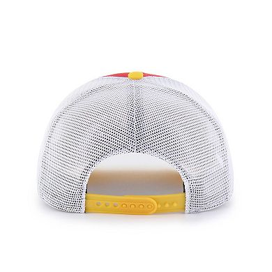 Youth '47 Red/Gold Maryland Terrapins Super Stripe Hitch Adjustable Trucker Hat