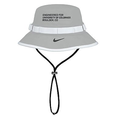 Men's Nike Gray Colorado Buffaloes 2025 On-Field Boonie Performance Bucket Hat
