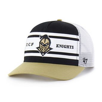 Youth '47 Black/Gold UCF Knights Super Stripe Hitch Adjustable Trucker Hat