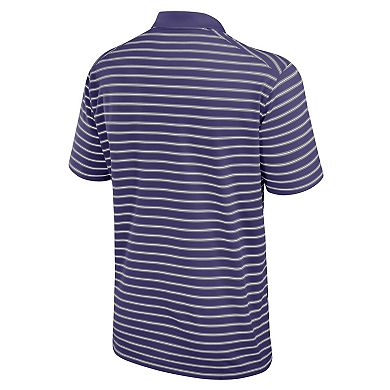 Men's Nike Purple Kansas State Wildcats Victory Stripe Performance Polo