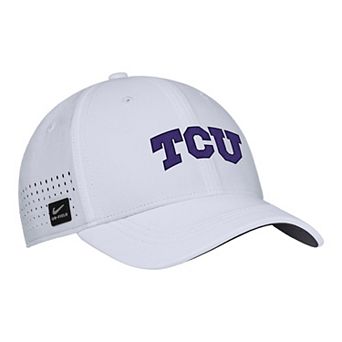 Men's Nike White TCU Horned Frogs 2025 On-Field Performance Flex Hat