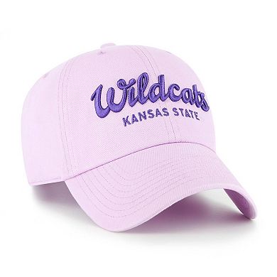 Men's '47 Light Purple Kansas State Wildcats Vault Clean Up Adjustable Hat
