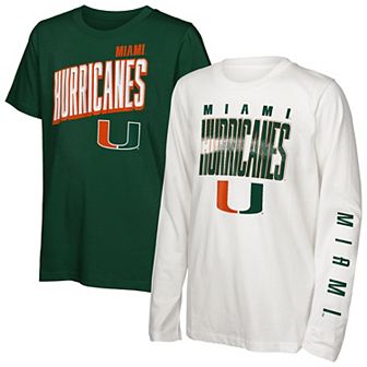 Youth Outerstuff Miami Hurricanes In The Mix T-Shirt Combo Set