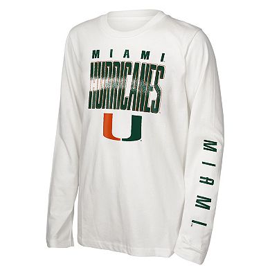Youth Outerstuff Miami Hurricanes In The Mix T-Shirt Combo Set