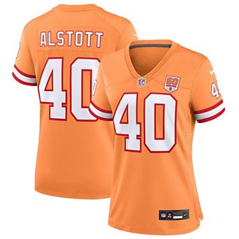 Women's Nike Mike Alstott Creamsicle Tampa Bay Buccaneers 50th Season Game Jersey