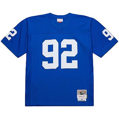 Men's Mitchell & Ness Michael Strahan Royal New York Giants 1994 Legacy Replica Jersey