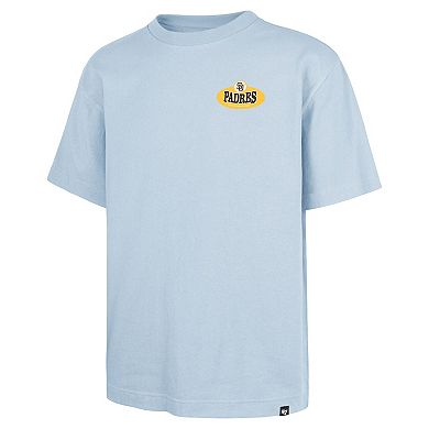 Men's '47 Light Blue San Diego Padres Ice Cream Parlor Foundation T-Shirt