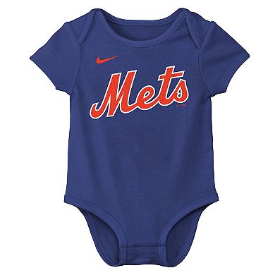 Infant Nike Juan Soto Royal New York Mets Name & Number Fuse Bodysuit