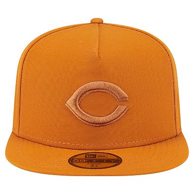 Men's New Era Orange Cincinnati Reds Color Pack A-Frame 59FIFTY Fitted Hat