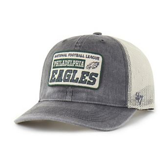 Men's '47 Charcoal Philadelphia Eagles Canteen Relaxed Trucker Adjustable Hat